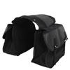 Motorrad-Satteltaschen Reisegepäcktasche Wasserdichtes Segeltuch PU-Leder Fahrrad-Rücksitz-Tasche für Radfahren Reisen