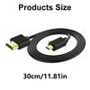 Flexible HDTV Cable Highly Speed 18Gbps Transfer for 4K Clearly Video Streaming High Performances Video Quality