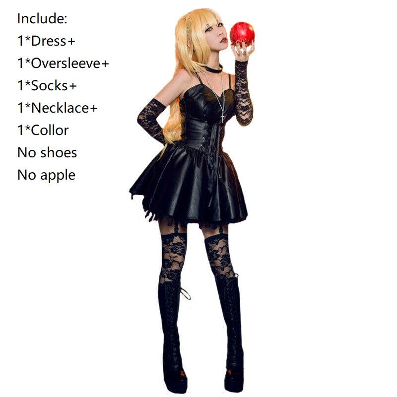 

Миса Амане Платье-имитация Тетрадь смерти Женский Косплей Костюм Наряд на Хэллоуин M(No shoes)