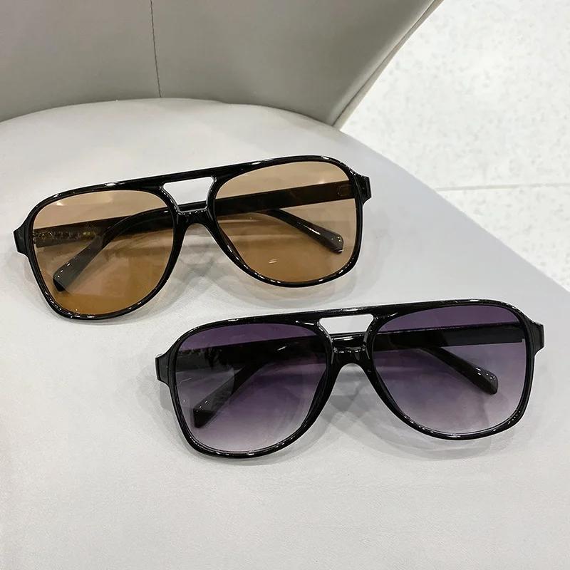 New Fashionable Retro Personalized Sunglasses Oversized Shades Street Photography Trendy European And American Style Sunglasses