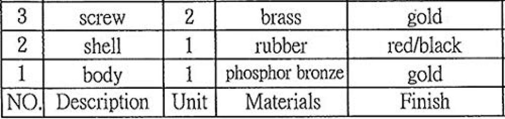 ONKODO TP-203G Terminal Tip Type Pin Plug (Phosphor Bronze) (Set of 8)
