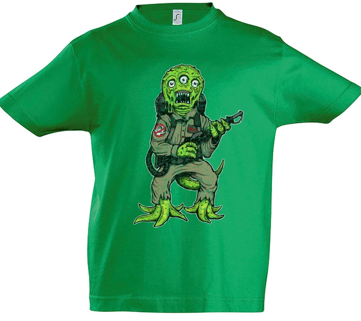 Human Buster Kids Boys kids boys T-Shirt Geek Nerd Fun Ghost Spengler 140
