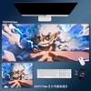 Cartoon ONE PIECE Leather Mouse Pad Large Monkey D. Luffy Roronoa Zoro Keyboard Pad Anime Peripheral Table Pad Non-slip Mouse Pad for Boys and Girls