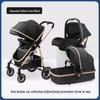 High Landscape Reversible Baby Stroller & Reclining Tricycle, Three-in-One with Large Wheels