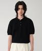UNTAPPED STUDIO [2Pack] Washable Cool Cotton Short Sleeve Collared Knit 4 Colors (Type A)