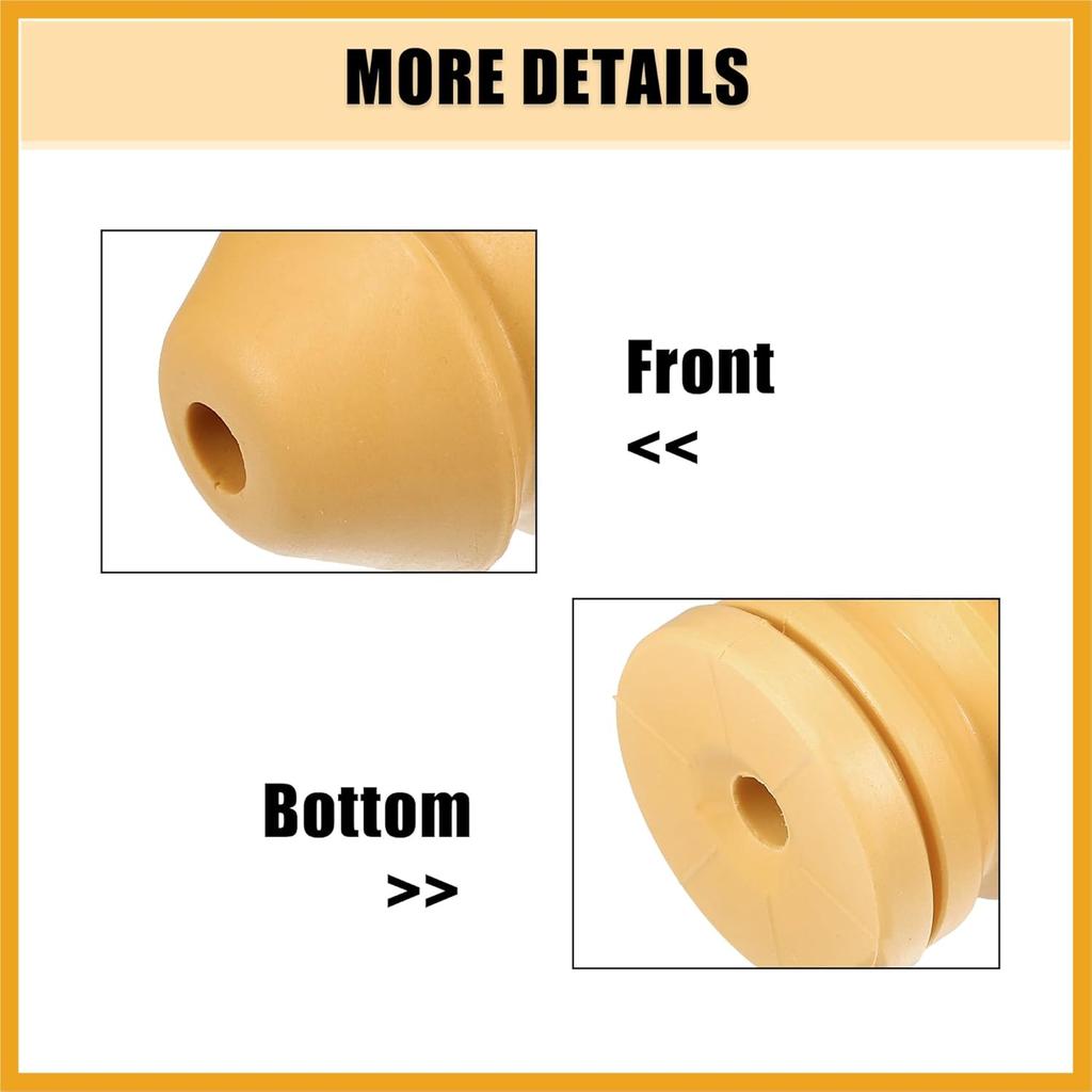 Rear Upper Bump Stop Axle Jounce Bumpers Fit for Jeep Liberty 2002-2007 2.4L 2.8L 3.7L Replacement 52088705AB 2Pcs Replacement