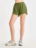 Women's Two-in-One Cooling Sports Shorts with Anti-Exposure Pocket & Back Waist Towel Loop for Yoga & Fitness.