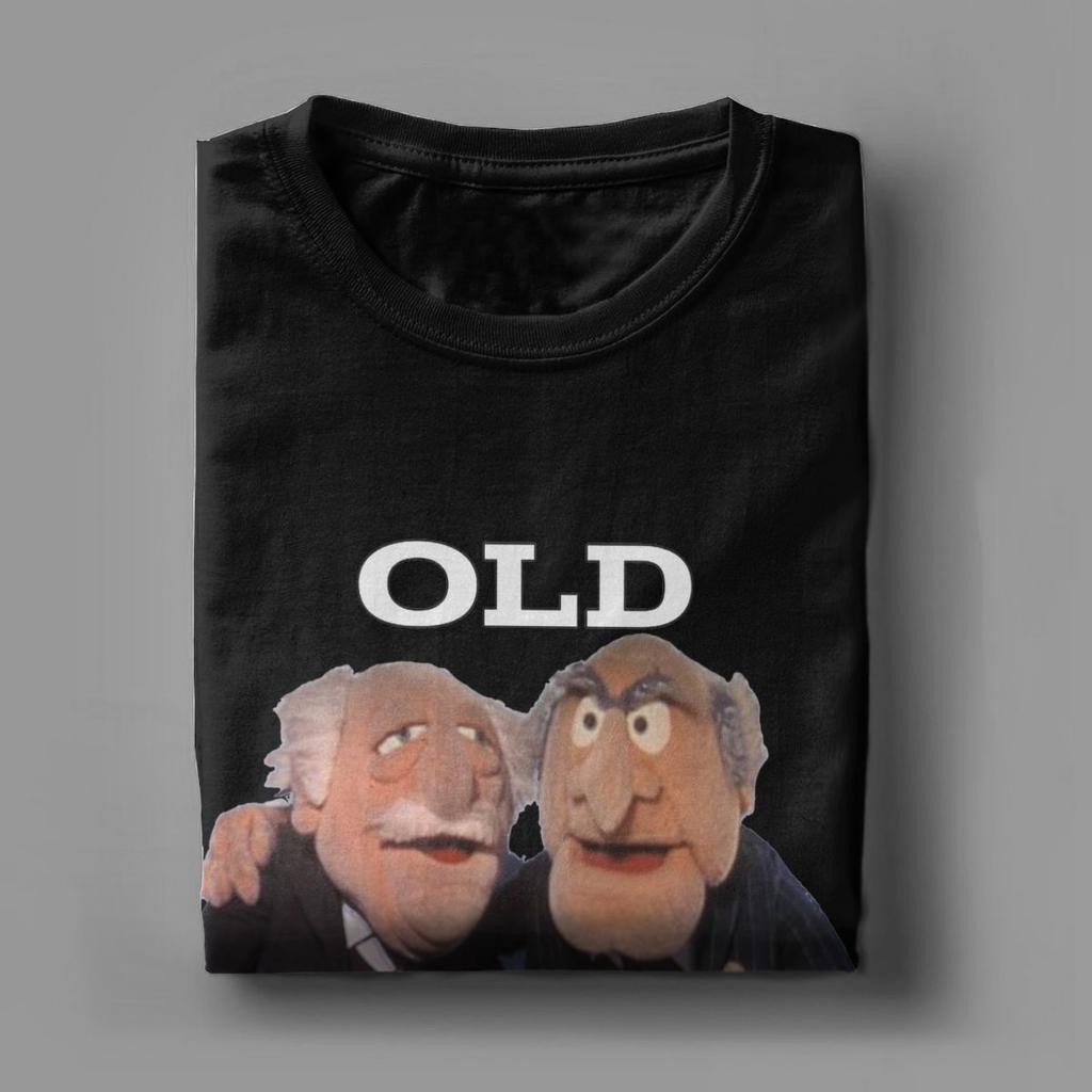 Men Statler And Waldorf T Shirt 100% Cotton Clothing Vintage Short Sleeve Round Neck Tee Shirt Printed T-Shirt