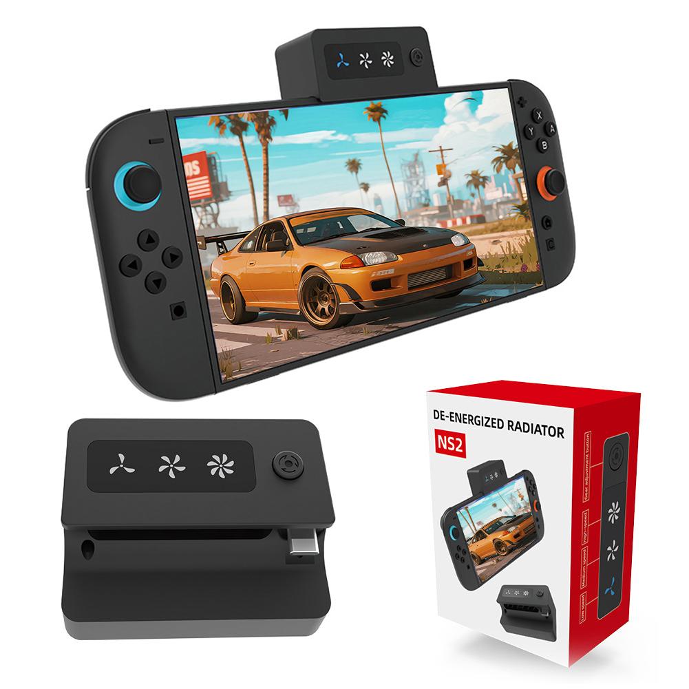 Dockingstation Dock Konsole Dock Kühler Host Mit Lüfter 2-Gang-Einstellung Für NS2 Für Switch 2 Lüfter