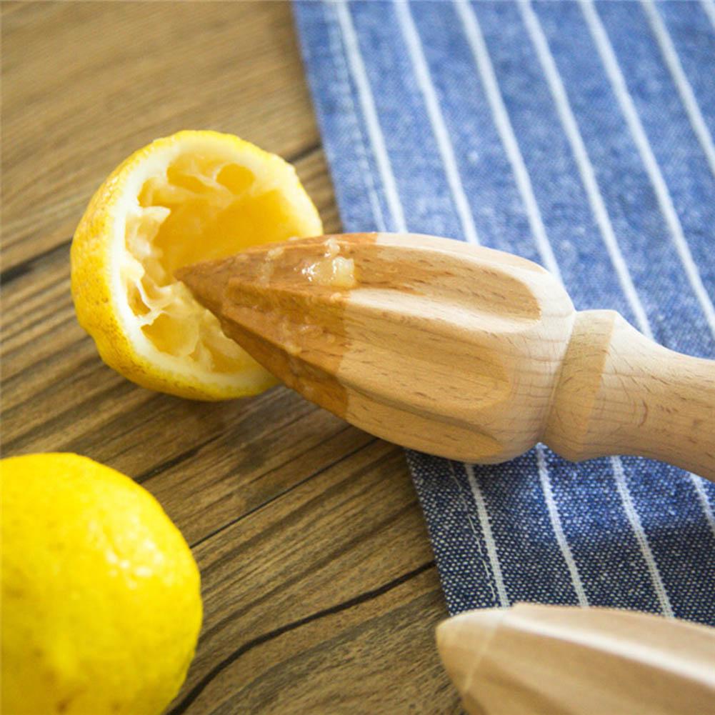 Natural Wood Citrus Juicer Mini Manual Juicer for Orange Citrus Lemon
