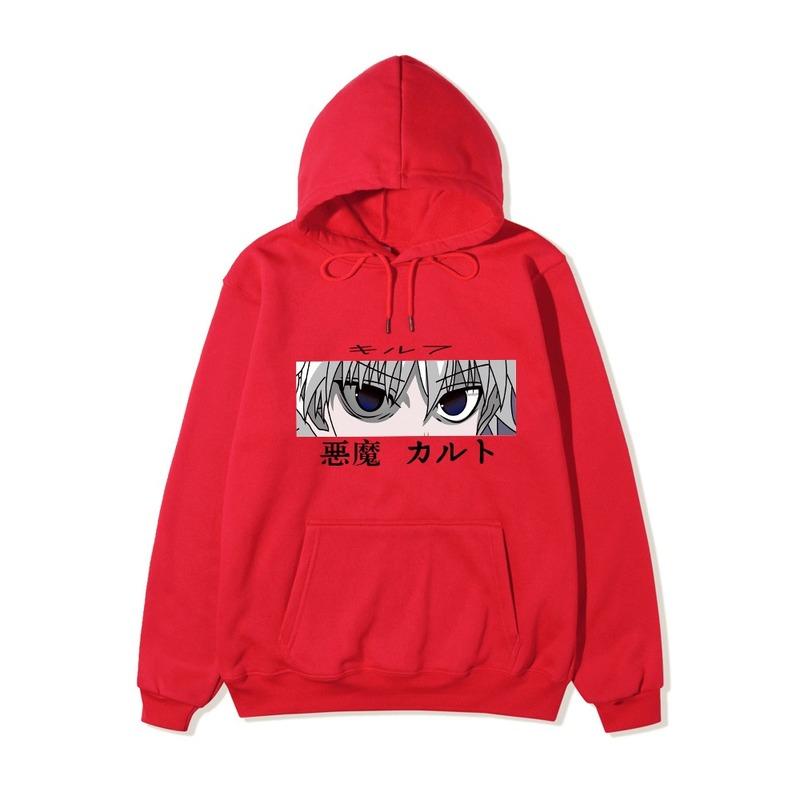 Japanischer Anime Hoodies Hunter X Hunter Vollzeit Hunter Print Pullover Männer Frauen Hoodie Sweatshirt
