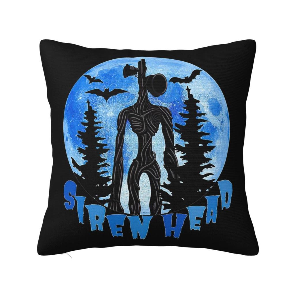 Cartoon Horror Creepypasta Siren Head Square Pillowcase Pillow Cover Cushion Decor Comfort Throw Pillow for Home Bedroom