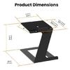 2Pcs Desktop Speaker Stand 6° Incline Space Saving Mount Speaker Risers for Living Room Study Room Table Easy to Use