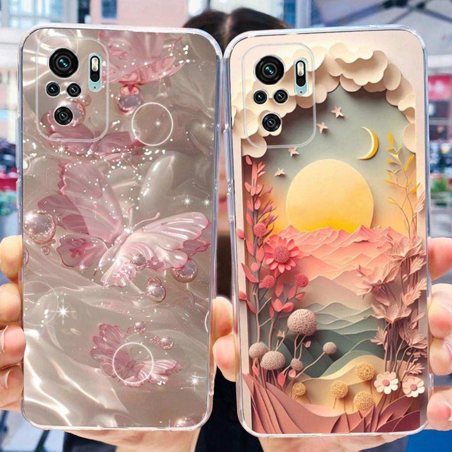 Lovely Printed Case For Xiaomi Redmi Note 10 10S Note 10 Pro Soft Silicone TPU Back Cover For Redmi Note10 10s 10Pro Phone Cases