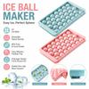 3D Round Ice Cube Tray With Lid Diamond Spherical Style Ice Mold Diy Mould Ice Ball Maker Kitchen Tools Ice Cube Mold