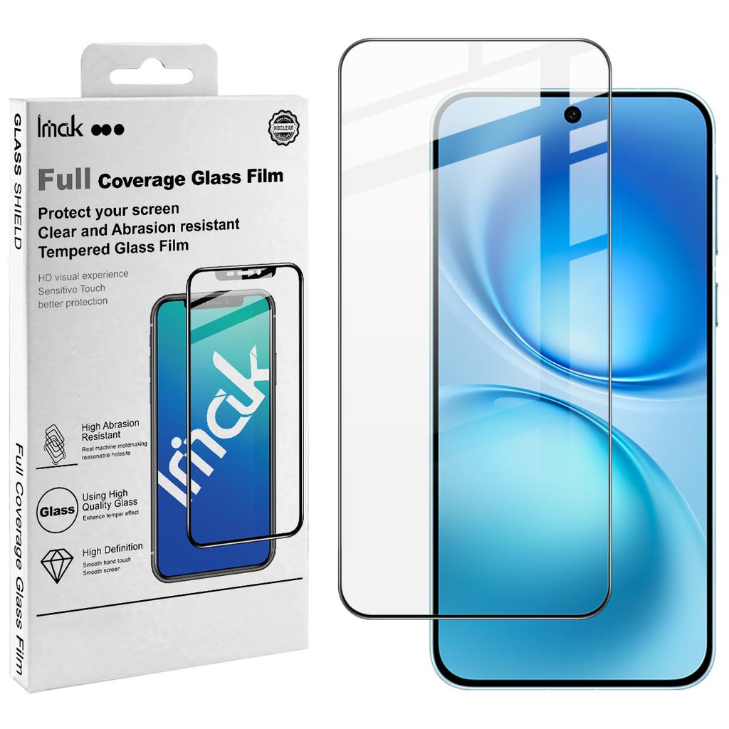 For Vivo X200 FE 5G Glass IMAK Full Coverage Tempered Glass Film Pro+ Series