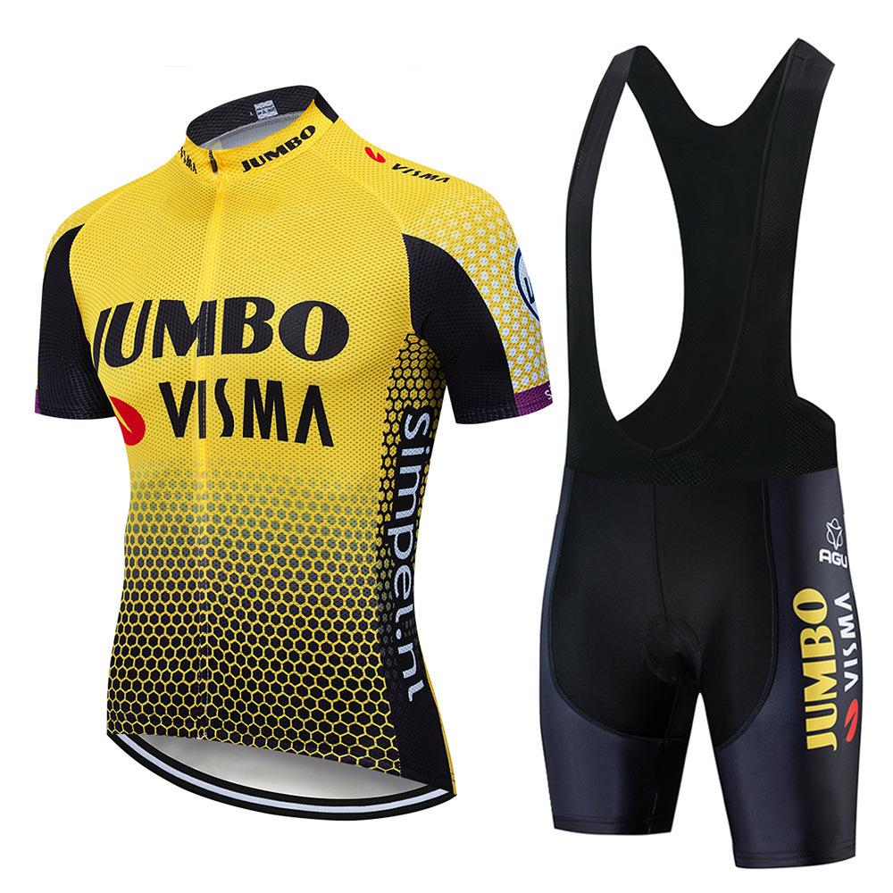 New Tour De France Cycling Suit Short-sleeved Suit Summer Men's and Women's Road Cycling Suit Breathable Bicycle Shirt