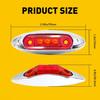 20x LED Side Marker Lights RV Truck Trailer Light Clearance Lamp 12V Waterproof