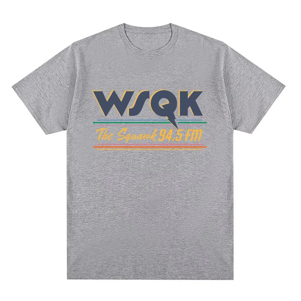 2026 Sommer WSQK The Squawk 94.5 FM T-Shirts Beam Me Up T-Shirts Ort Sucks Grafikdruck T-Shirt Baumwolle Kurzarm Herren T-Shirts Streetwear