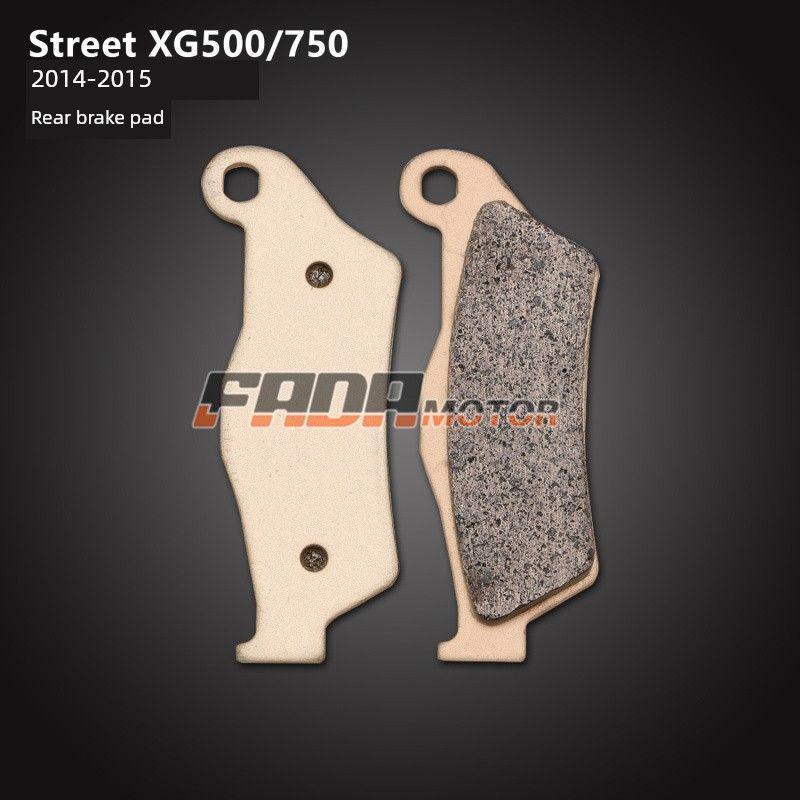 

Suitable for Harley Xg750 500 Xl883 1200 48 XR1200 Ketone-Based Sintered Front and Rear Brake Pads/Leather Back pair (XG750/500 14-15 years)