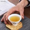 6pcs Dehua White Porcelain Tea Cups Suit Exquisite Custom Ceramic Teacup Home Porcelain Tea Accessories Chinese Drinking Set
