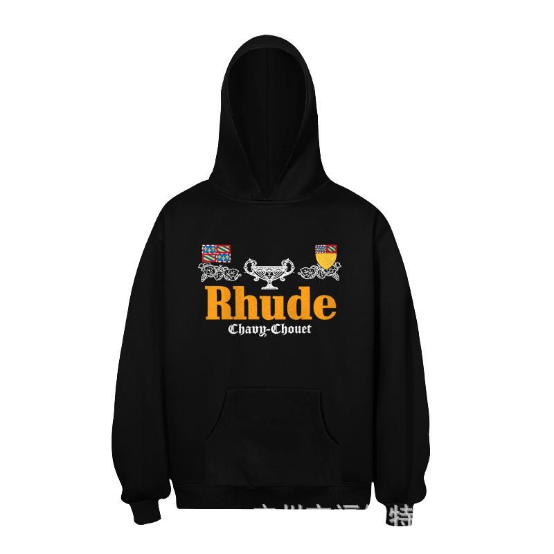 Sweat à capuche Vintage Américain Homme 2026FW Impression Lettres Décontracté Lâche Sweat-shirt Streetwear