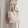 Bucket Bag 2025 New Women's Bag Autumn Winter Fashion Versatile Woven Handbag Large Capacity Single Shoulder Crossbody Bag