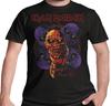 Official Iron Maiden T Shirt Piece Of Mind Multi Head Eddie Black New
