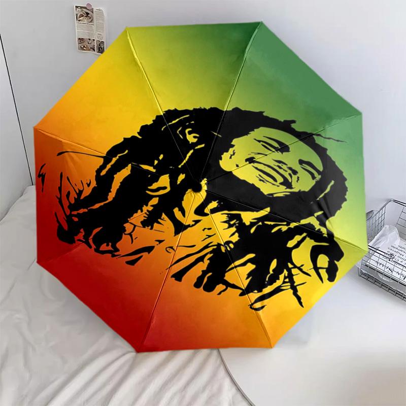 1 PC Automatic Folding Umbrella - Cartoon Pattern, Portable & Foldable Design with 13 Ribs, Christmas Birthday Gifts