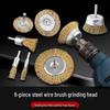 Electric Drill Steel Wire Brush - Rust Removal & Polishing Tool