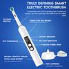 Wireless Charging Electric Toothbrush - 4 Modes & Smart Timer, Protable Electric Toothbrushes Compatible with Oral B Brush Head