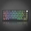 Womier 129-Key PBT Keycap Set, OEM Profile, Transparent, Universal Type (Black)