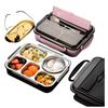 304 Stainless Steel 5-Compartment Insulated Lunch Box