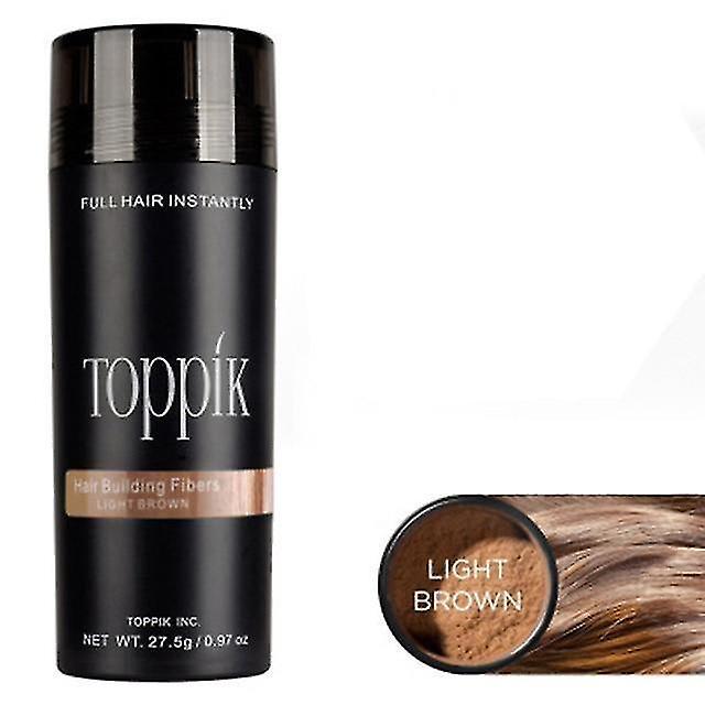 Light Brown Authentic Keratin Hair Loss Building Fibers Applicator Spray Hairline