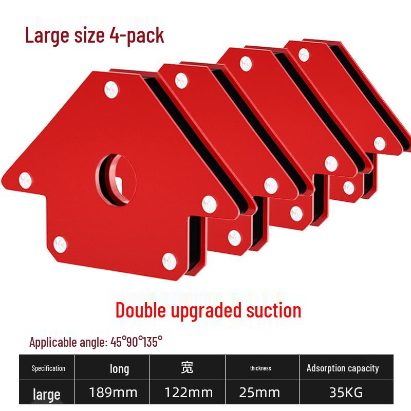 90° Electric Welding Magnet Fixture - Strong Magnetic Angle Locator