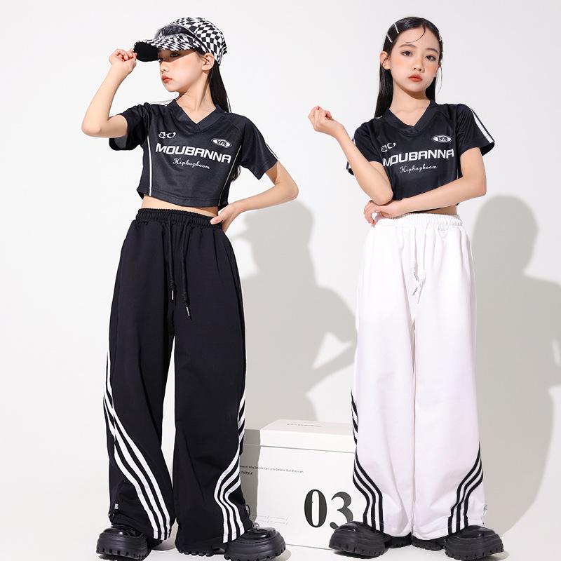Children's Street Dance Hip-Hop Jazz Performance Costume and Practice Outfit