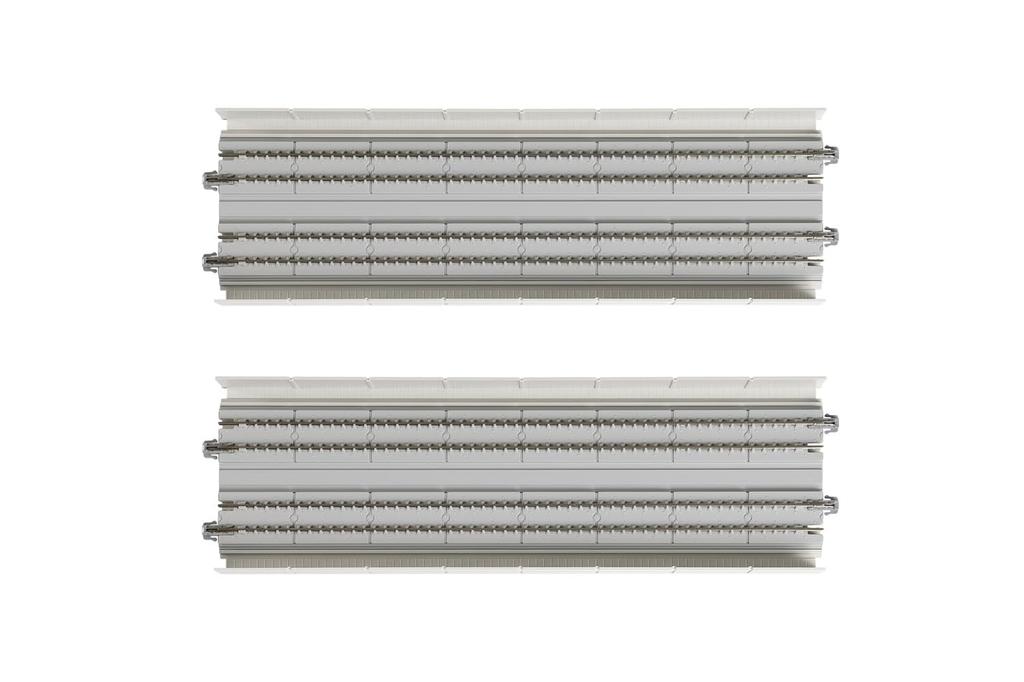 KATO N gauge double track elevated straight track 248mm 2 pieces Railway model supplies 20-401