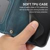 For Samsung Galaxy A57 5G Case Zipper Pocket Leather Phone Cover with Crossbody Shoulder Strap