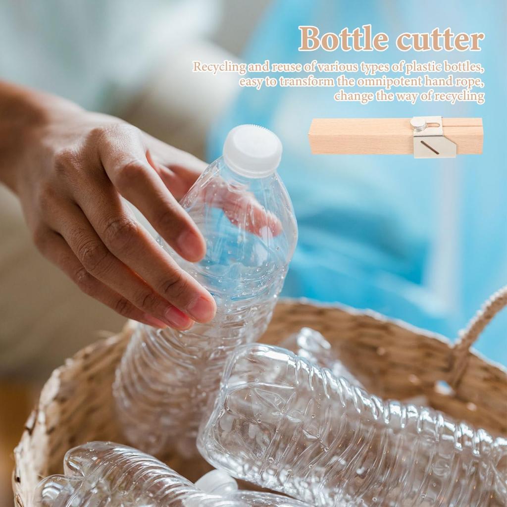 Oatipho Plastic Bottle a Convenient Handy Tool for Easily Cutting Plastic Bottles and Making Recycled DIY Tool for the Cutter, Rope. Eco-friendly