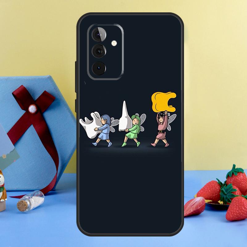 dentist tooth pattern Case For Samsung Galaxy A14 A54 A34 A12 A22 A32 A52 S A51 A71 A13 A23 A33 A53 A15 A25 Cover