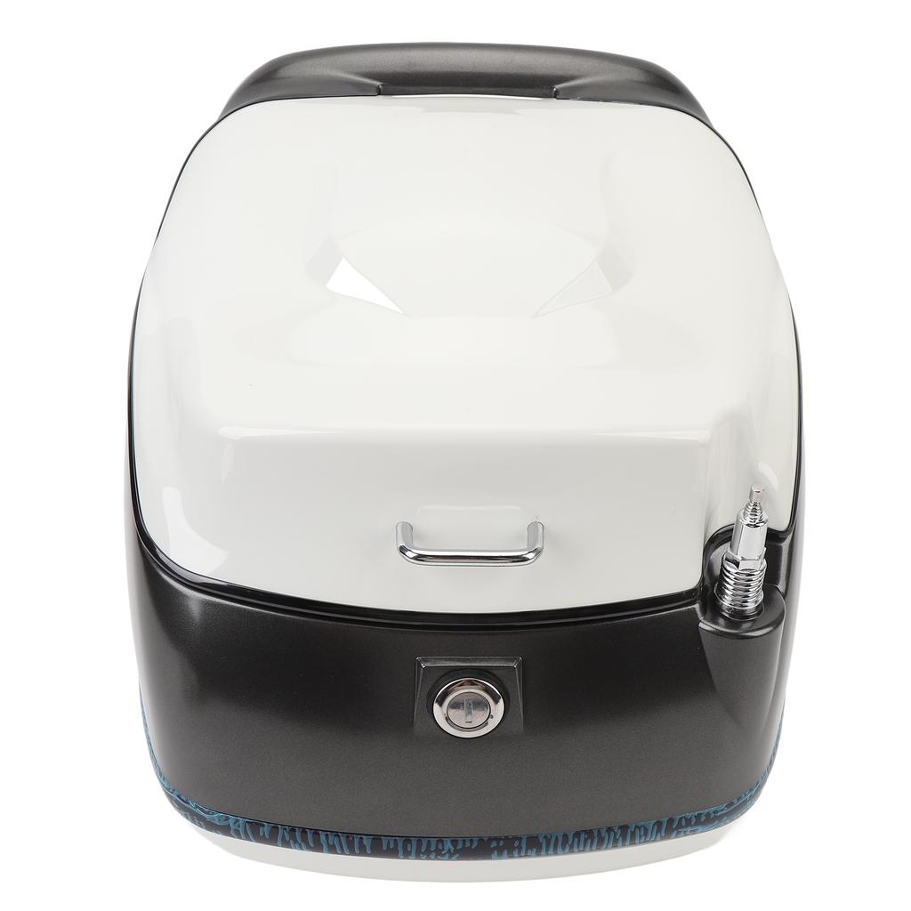 38L Motorcycle Top Case Fashionable Look Water Resistant Ample Space   Top Box for Electric Bike Scooter