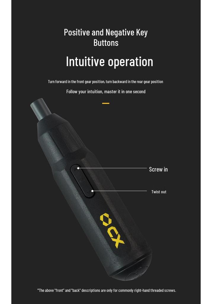 Compact All-in-One Electric & Manual Screwdriver Set for Beginners