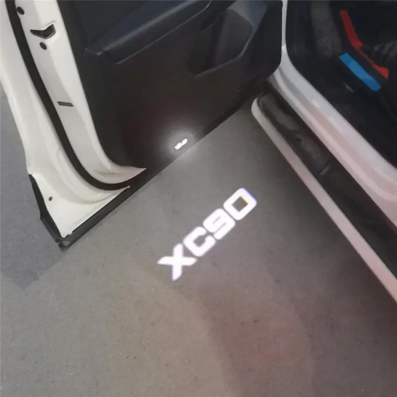LED HD Logo For VOLVO Polestar 1 2 V60 XC40 Car Door Light Projector Ghost KYTR3 Shadow Laser Welcome Light Courtesy Atmosphere Lamps