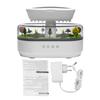 Humidificateur de chambre pluie comprend un diffuseur d'huiles essentielles à brume fraîche, un générateur de bruit blanc avec 5 sons naturels, 7