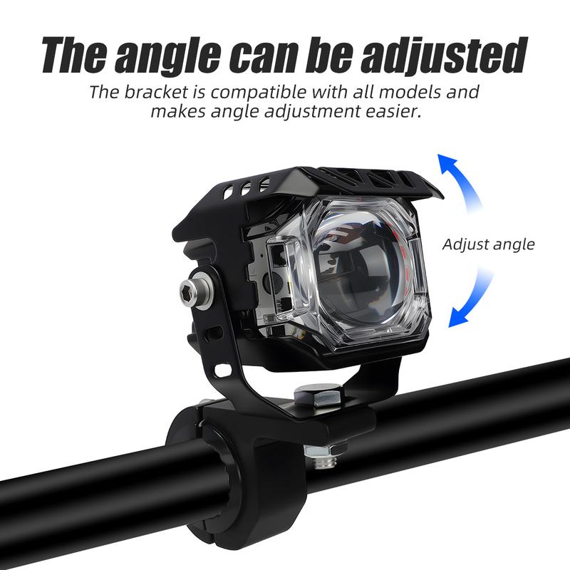 Motorcycle LED Driving Fog Lights 12V-24V Multiple Modes LED Auxiliary Lights For Tractor Truck ATV Off-road Vehicles Parts