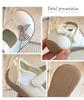 Girls' 2026 Spring White Leather Princess Loafers - Korean Style Soft Sole Low-Cut Shoes