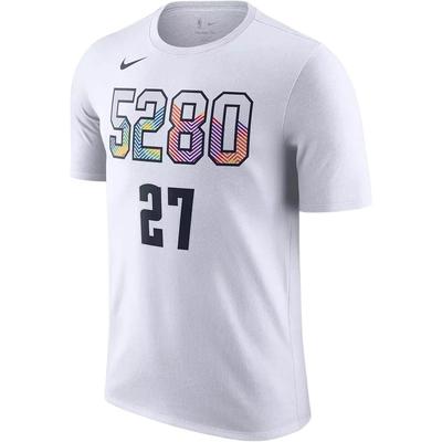 Denver Nuggets NBA 2024-25 City Edition Round Neck Fashion Comfortable Short Sleeve T-Shirt Men Tops HJ2771-101