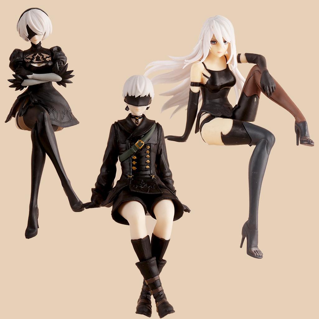 Nierautomata Yorha No 2 Pvc Anime Figure For Car Dashboard Display Special Characters Included