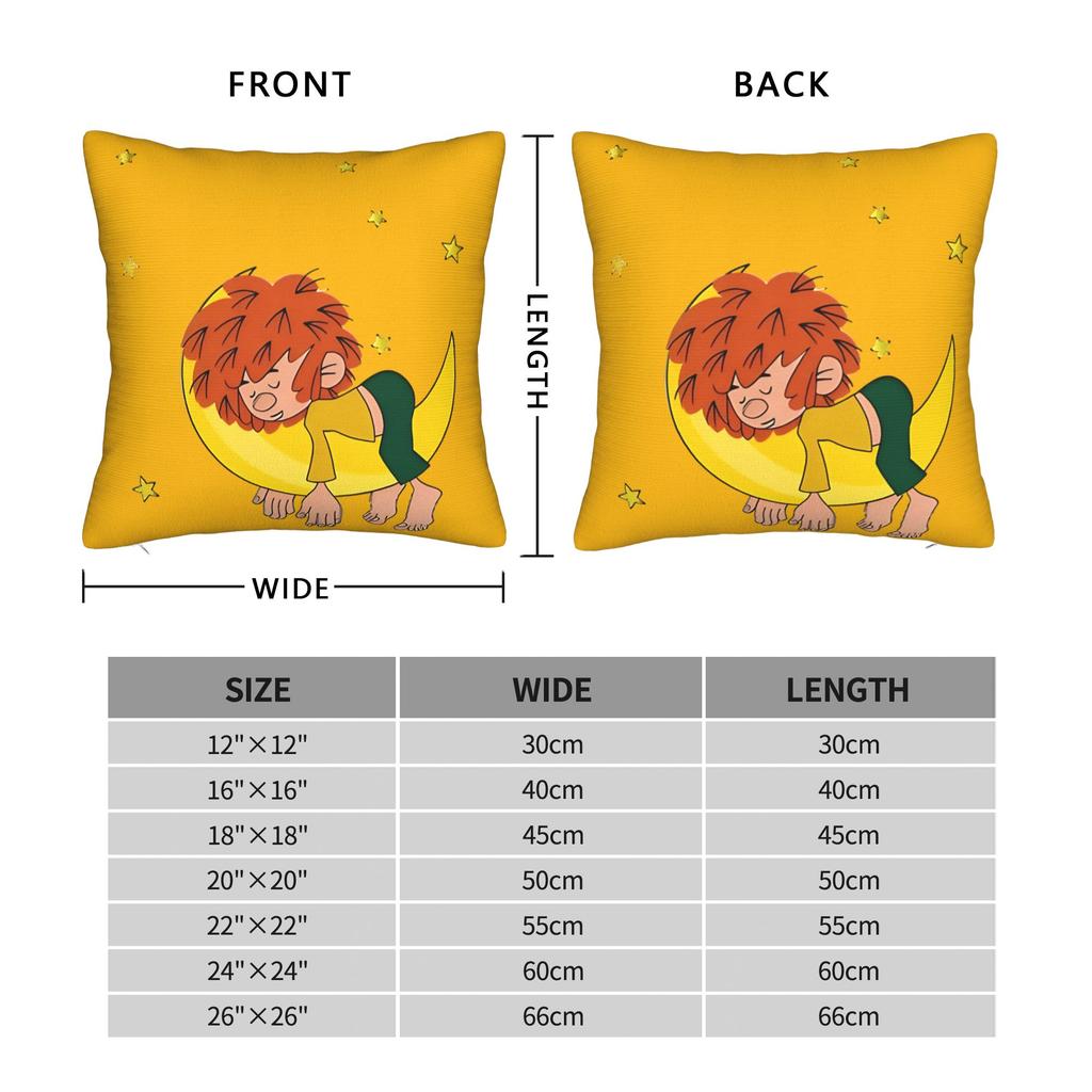 P-Pumuckls Pillowcases Cute Funny Pillow Case For Sofa Couch Bed Living Room Comfy Pillow Cover