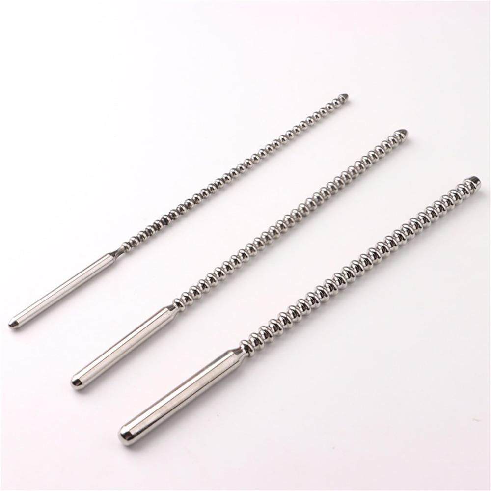 Metal Urethral Catheter Penis Plug Horse Eye Stick Urethral Stretcher Catheter Dilator Prostate Massager Adults Sex Toys for Men